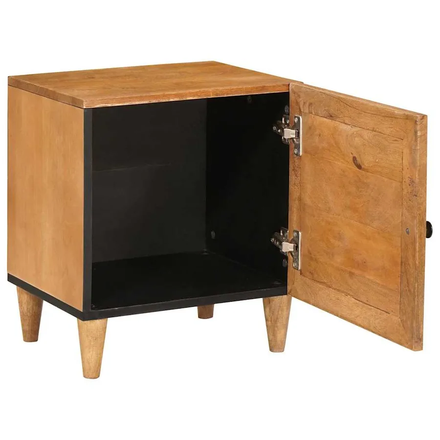 Table de chevet 2 pcs Marron Clair 80 x 50 x 40 cm - 4