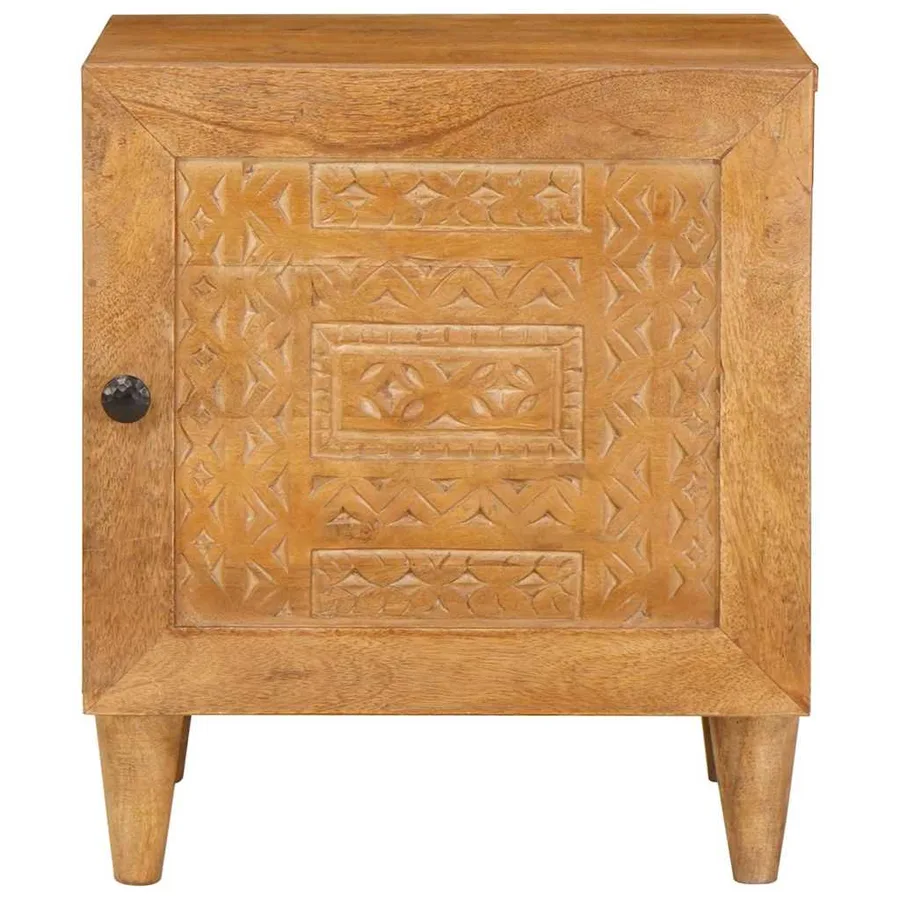 Table de chevet 2 pcs Marron Clair 80 x 50 x 40 cm - 5