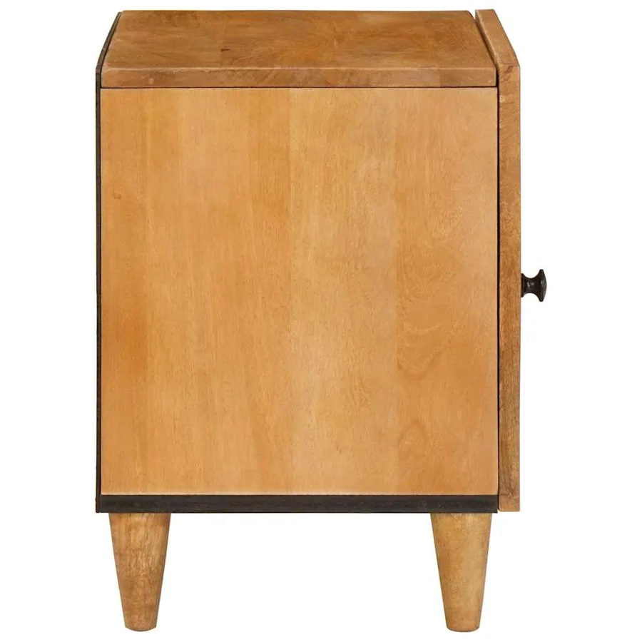 Table de chevet 2 pcs Marron Clair 80 x 50 x 40 cm - 6