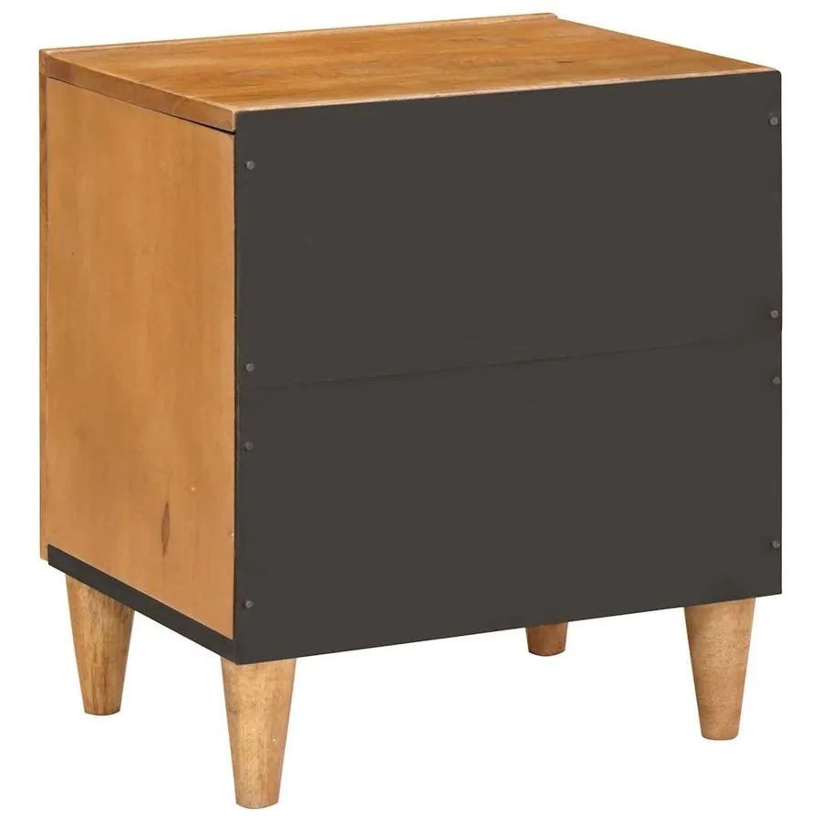 Table de chevet 2 pcs Marron Clair 80 x 50 x 40 cm - 7