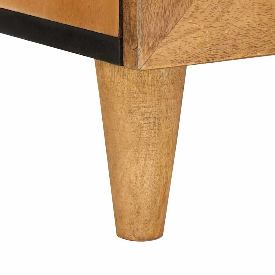 Table de chevet 2 pcs Marron Clair 80 x 50 x 40 cm - 9