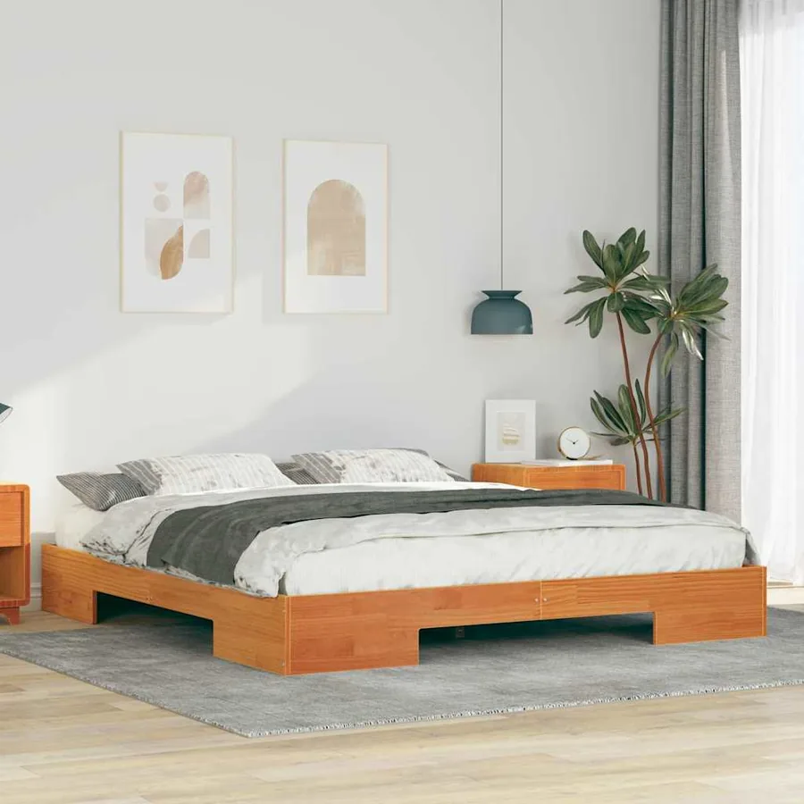 Cadre de lit Marron 180 x 200 cm