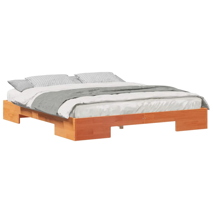 Cadre de lit Marron 180 x 200 cm - 2