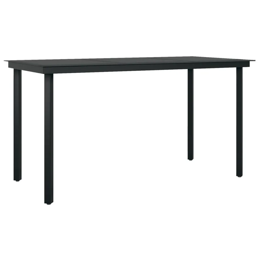 Ensemble à manger de jardin 5 pcs Gris - 6