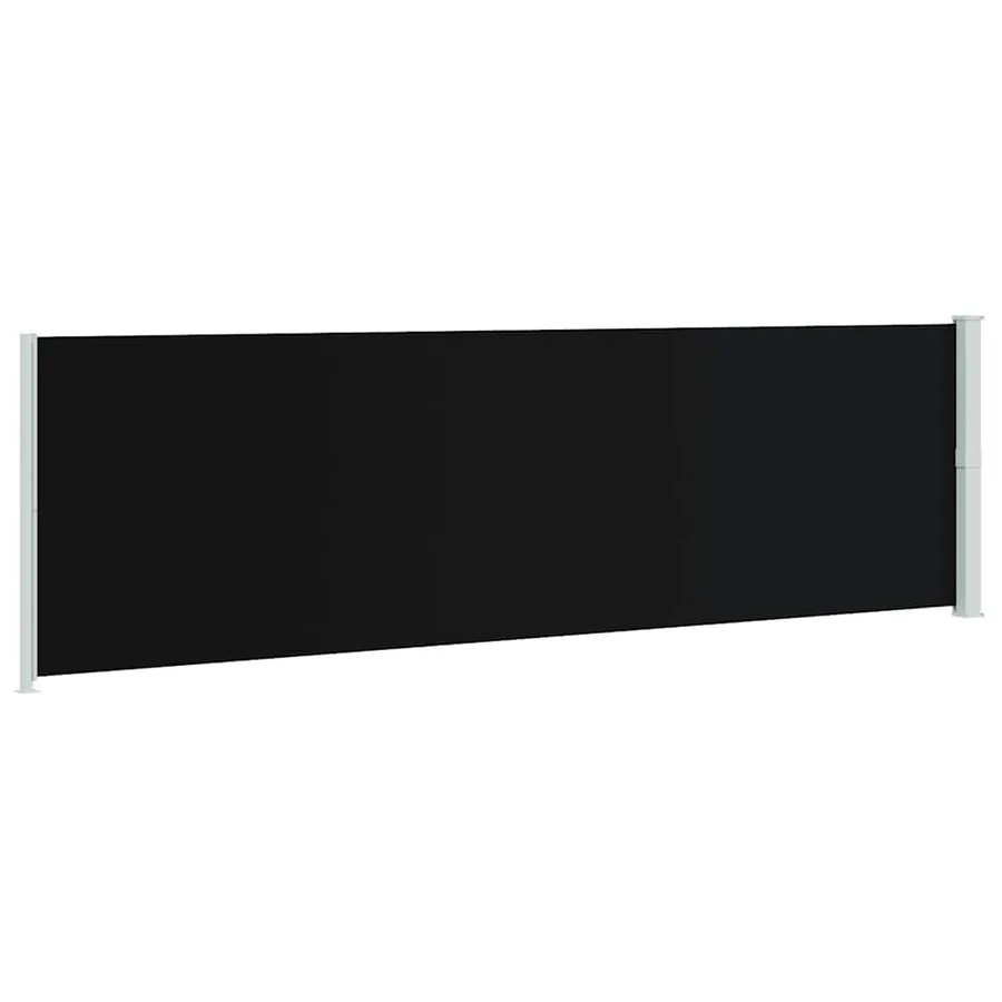 Auvent latéral rétractable de patio 180x600 cm Noir - 6
