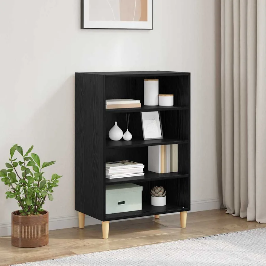 Buffet Chêne noir 57 x 35 x 89.5 cm Bois d'ingénierie