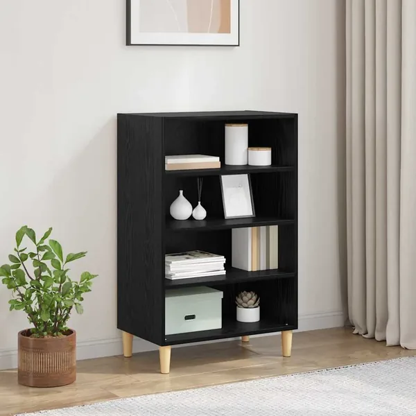 Buffet Chêne noir 57 x 35 x 89.5 cm Bois d'ingénierie