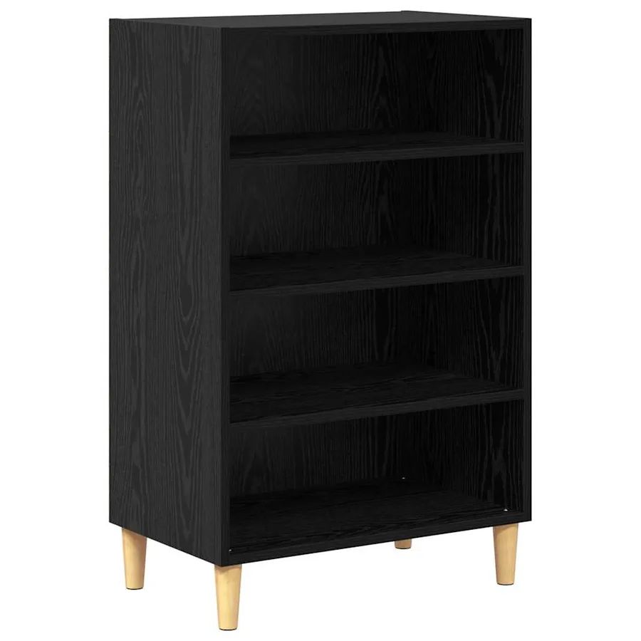 Buffet Chêne noir 57 x 35 x 89.5 cm Bois d'ingénierie - 2