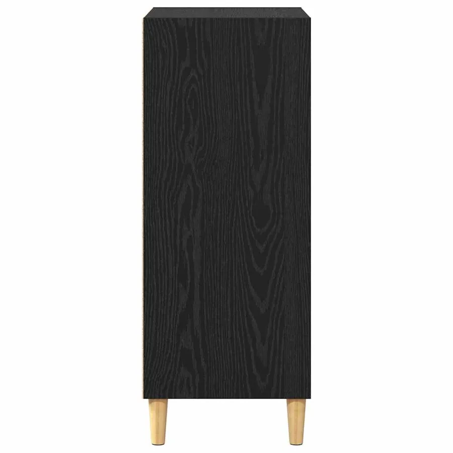 Buffet Chêne noir 57 x 35 x 89.5 cm Bois d'ingénierie - 6