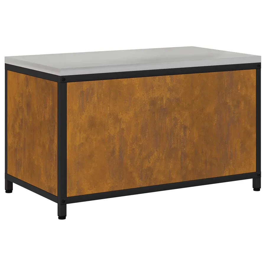 Rangement de cuisine HATTEM Rouillé 90 x 50 x 53 cm Acier - 8