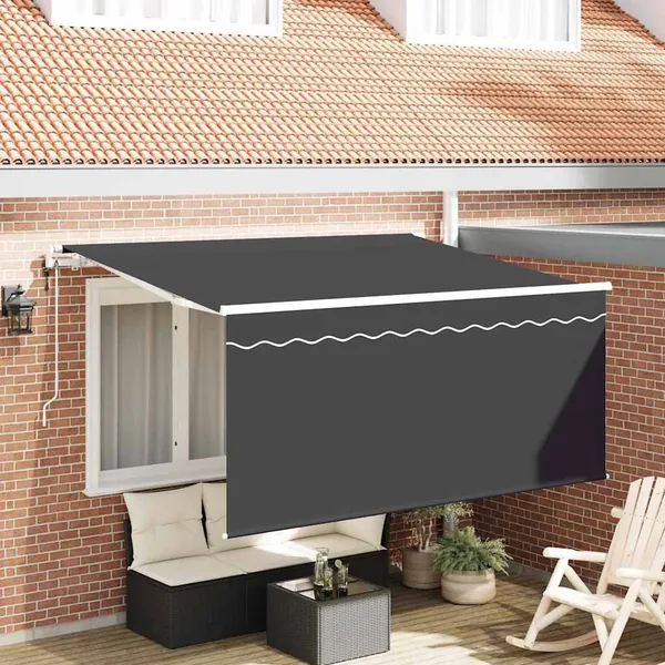 Auvent Rétractable Anthracite 300 x 200 cm
