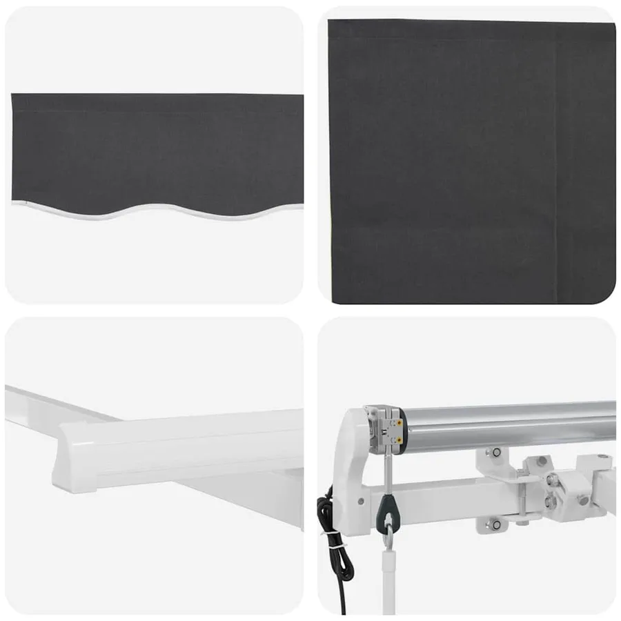 Auvent Rétractable Anthracite 300 x 200 cm - 8