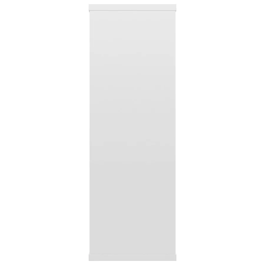 Étagères murales blanc brillant 104x20x58,5 cm bois ingénierie - 5