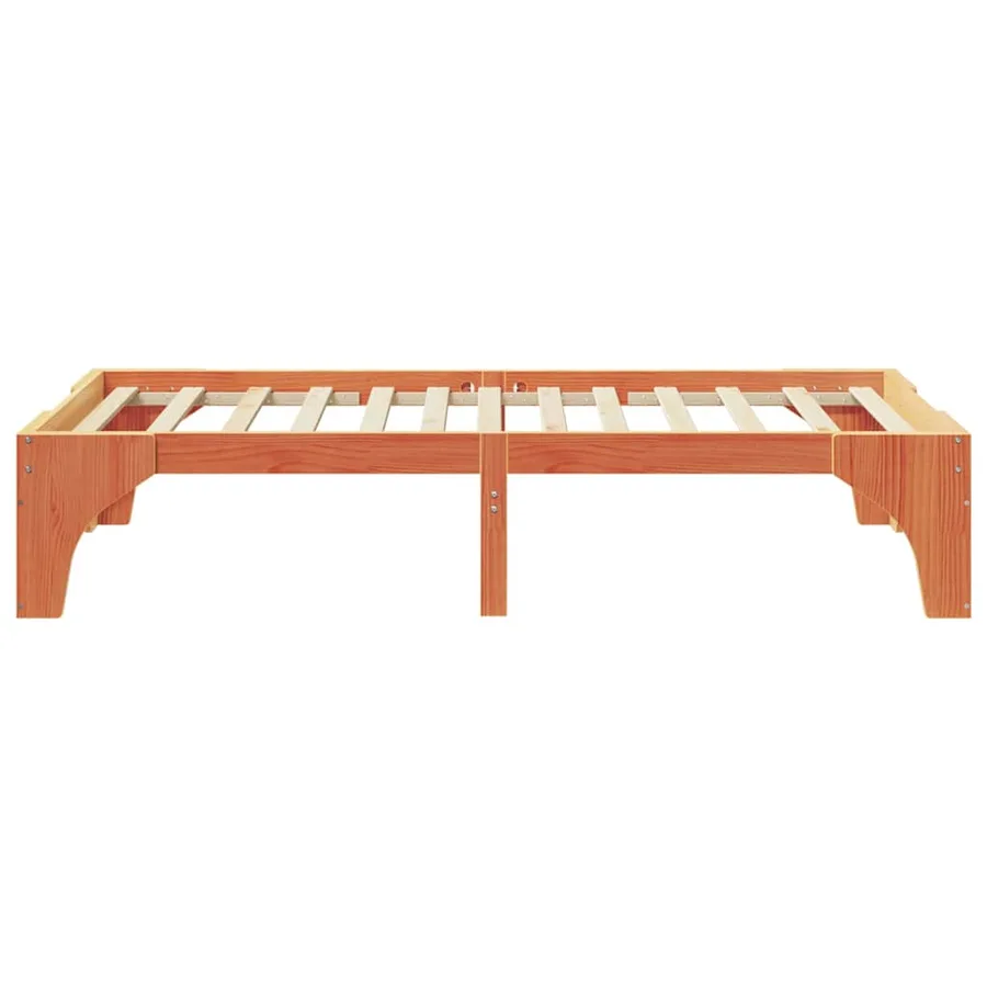 Cadre de lit Marron 80 x 200 cm Pin massif - 6
