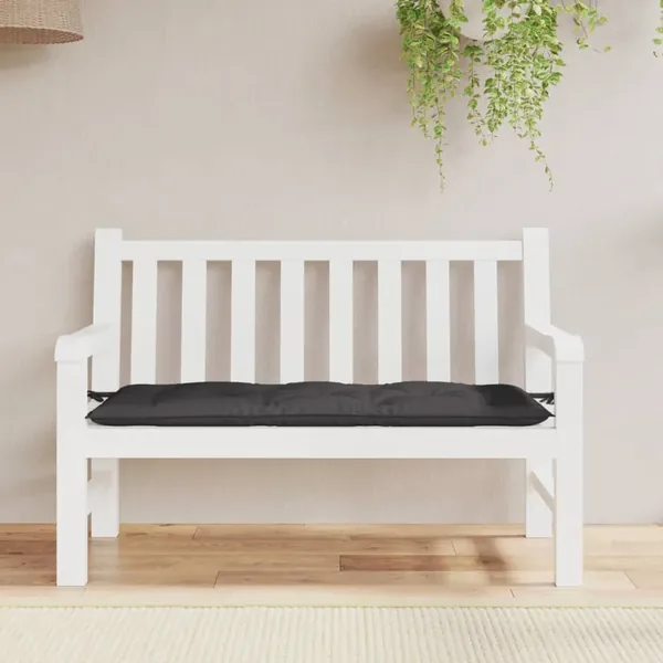 Coussin de banc de jardin anthracite 120x50x7 cm tissu oxford