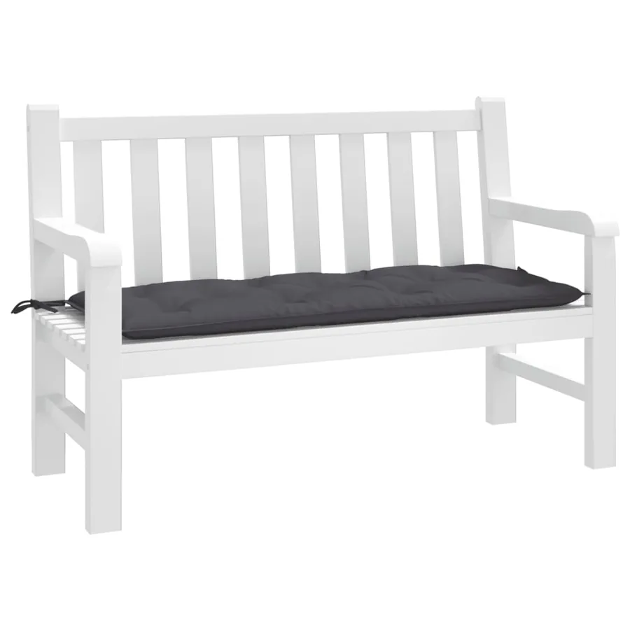 Coussin de banc de jardin anthracite 120x50x7 cm tissu oxford - 3