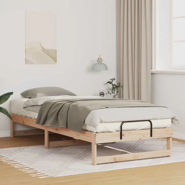 Cadre de lit Marron 80 x 220 cm Pin massif