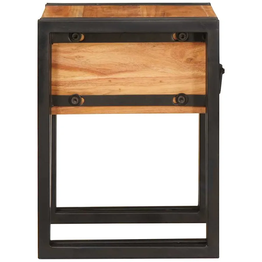 Table d'appoint 30 x 30 x 40 cm Bois d'Acacia Massif - 6