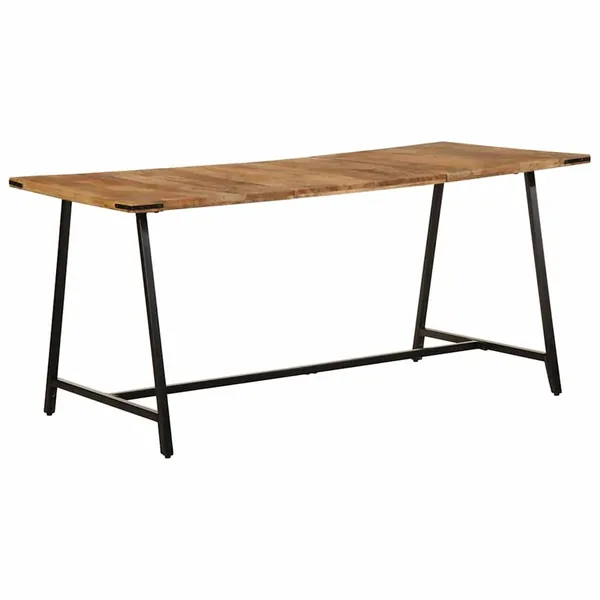 Table à manger 160x80x75 cm bois de manguier massif