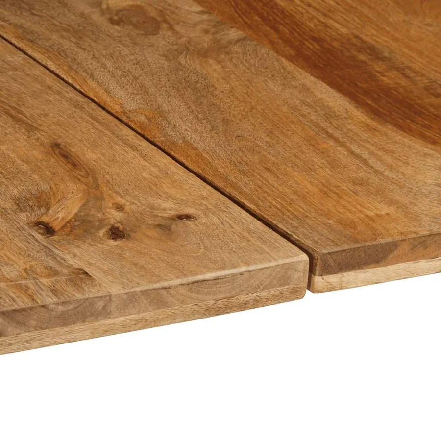 Table à manger 160x80x75 cm bois de manguier massif - 6