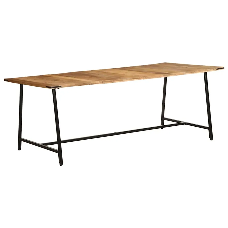 Table à manger 200x100x75 cm bois de manguier massif