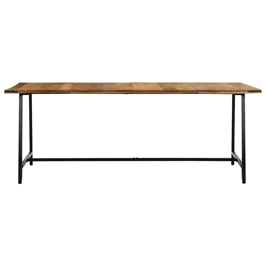 Table à manger 200x100x75 cm bois de manguier massif - 2