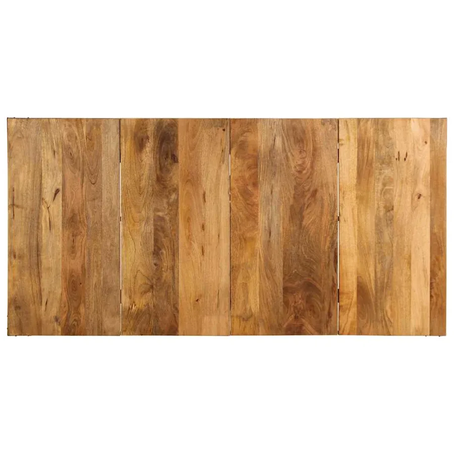 Table à manger 200x100x75 cm bois de manguier massif - 4