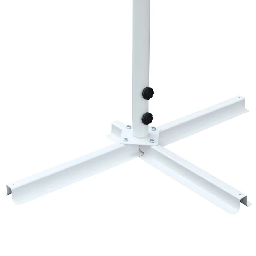 Auvent sur pied 3x3 m Crème - 9