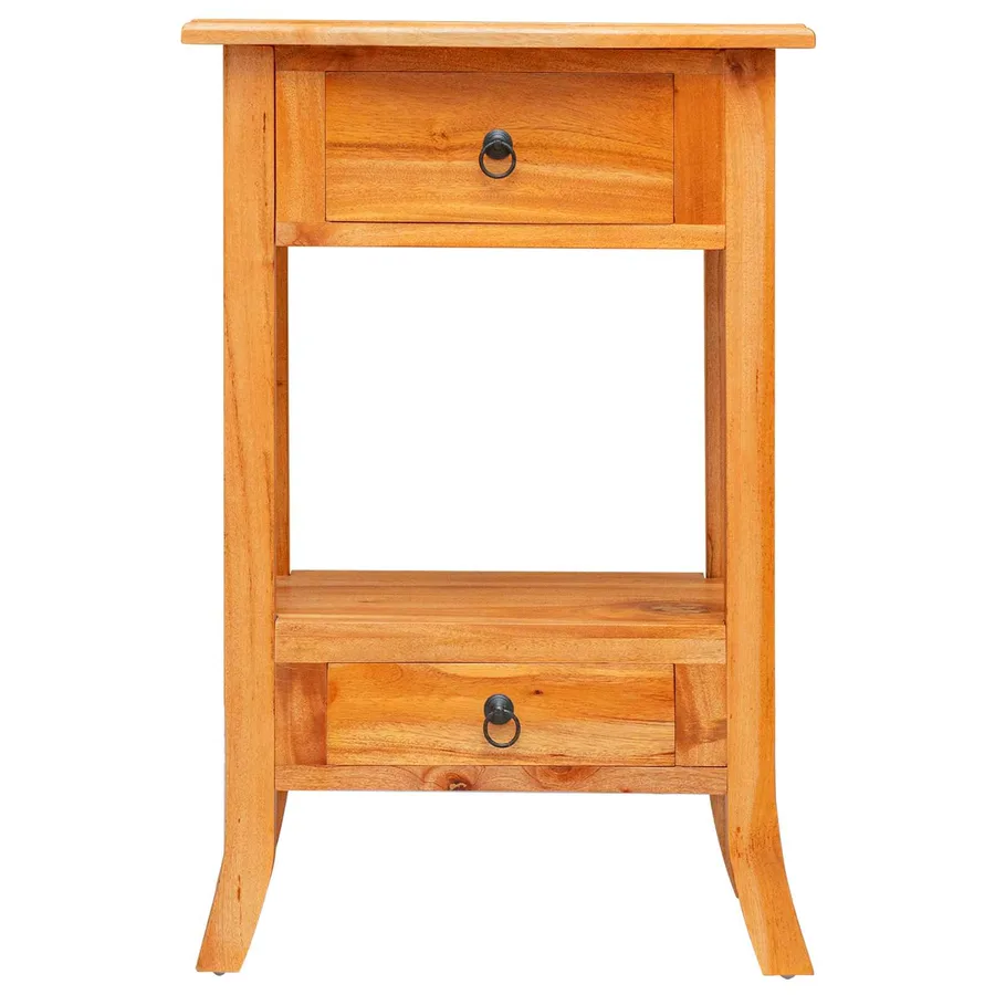 Table console avec tiroir Naturel 50,5 x 30 x 75,5 cm - 5