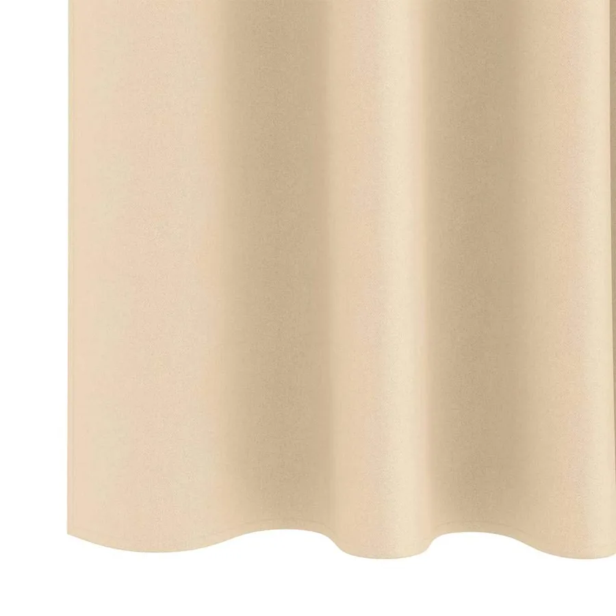 Rideaux occultants avec anneaux 2 pcs Crème 260 x 140 cm - 6