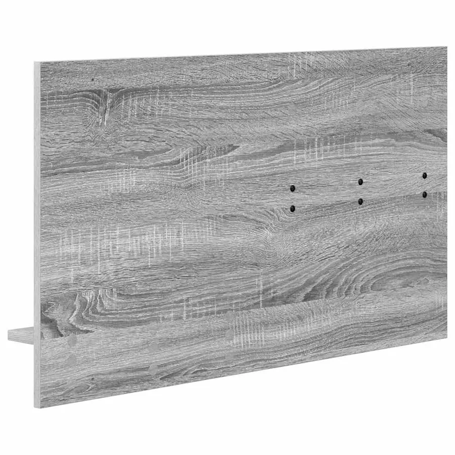 Porte-manteau mural avec étagère Gris Sonoma 90 x 10 x 50 cm - 7