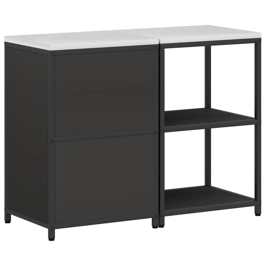 Ensemble de rangement cuisine HATTEM 2 pcs Noir - 11