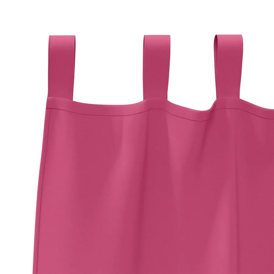 Rideaux occultants avec anneaux 2 pcs Rose vif 260 x 140 cm - 5