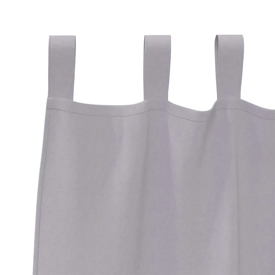 Rideaux occultants avec anneaux 2 pcs Gris métal 260 x 140 cm - 5