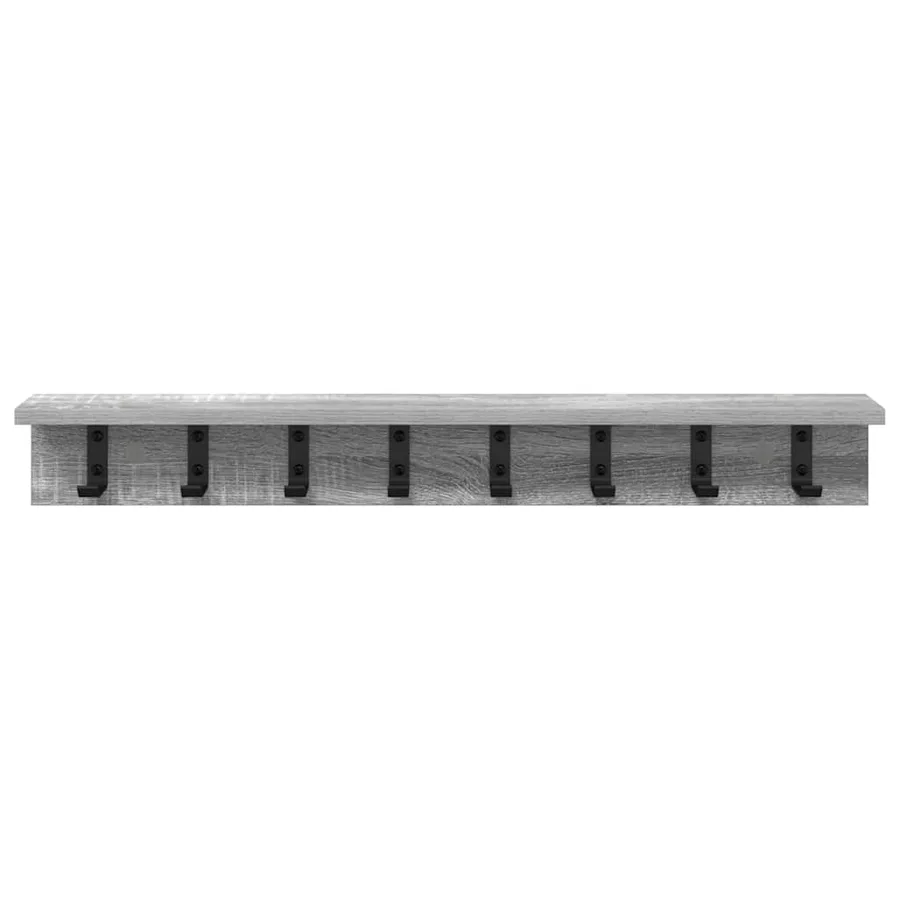 Porte-manteau mural Gris Sonoma 80 x 10,5 x 10,5 cm - 5
