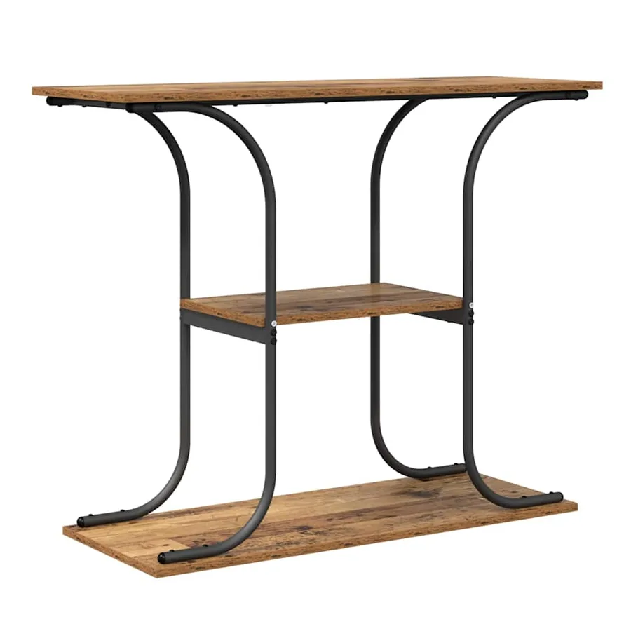 Table console Bois ancien 101 x 35 x 80,5 cm Bois d'ingénierie - 2