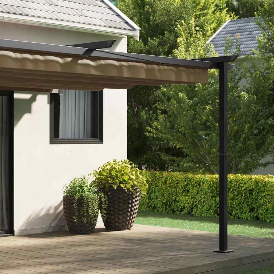 Pavillon 400 x 300 x 200 cm Taupe Polyester - 3