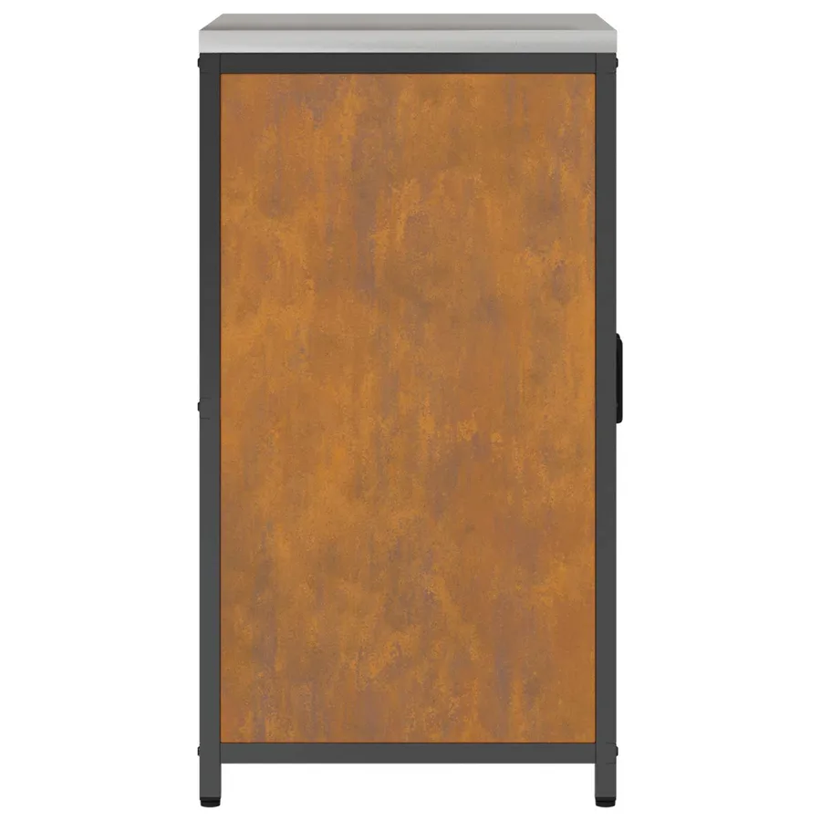 Rangement de cuisine HATTEM Rouillé 60 x 50 x 92 cm Acier - 10