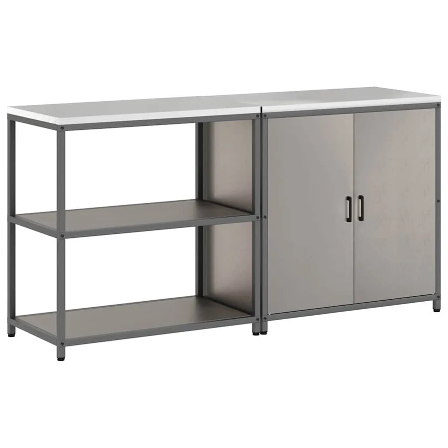 Ensemble de rangement cuisine HATTEM 2 pcs Rouillé Acier - 9