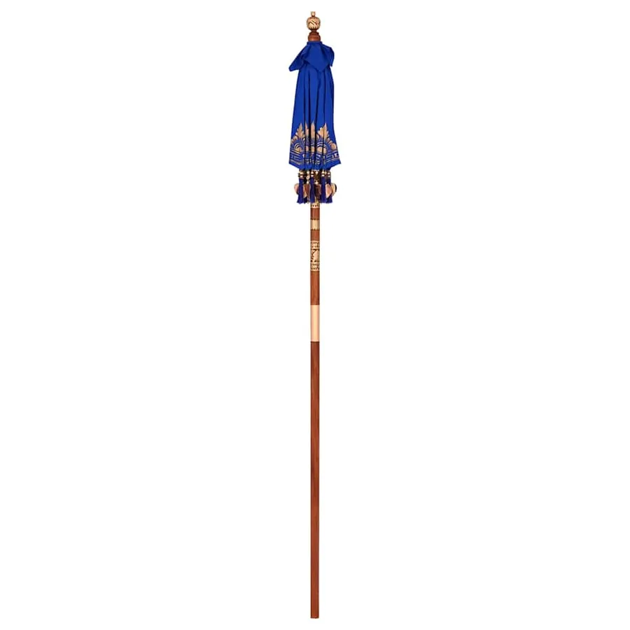 Parasol balinais Bleu 125 x 125 x 260 cm - 4