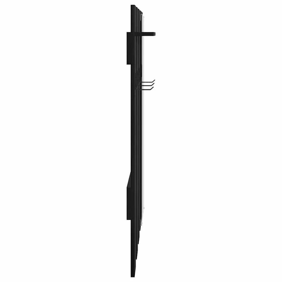 Porte-manteau mural Montage mural Chêne noir 100 x 10 x 100 cm - 6