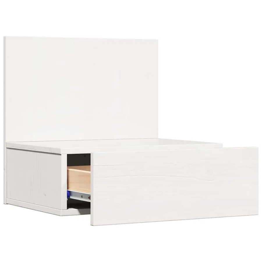 Table de chevet avec tiroir 2 pcs Blanc 42 x 32,5 x 40 cm - 6