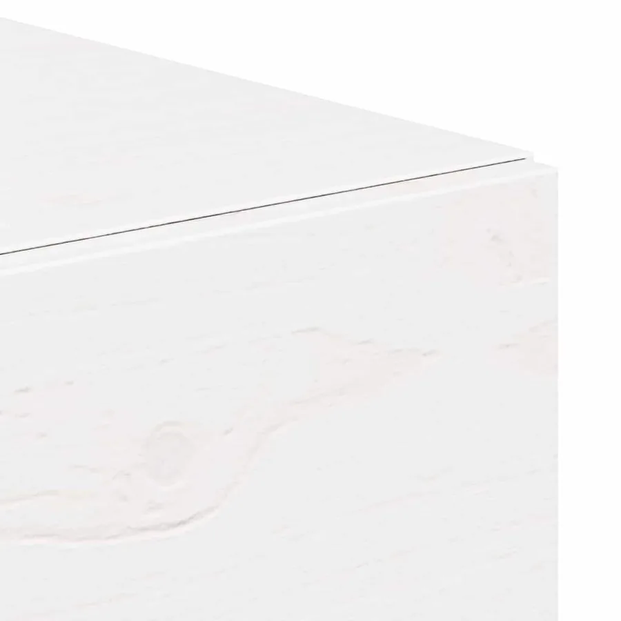 Table de chevet avec tiroir 2 pcs Blanc 42 x 32,5 x 40 cm - 8