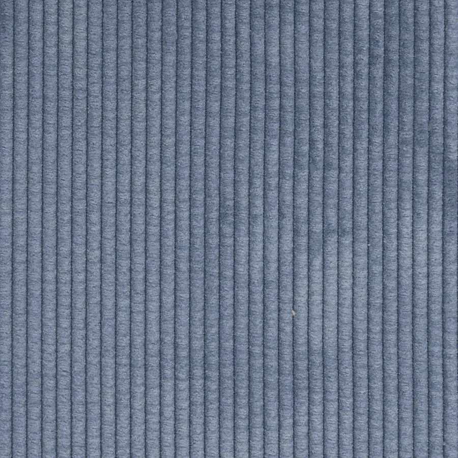 Canapé Bleu 250 x 188 x 76 cm Tissu en velours côtelé - 9