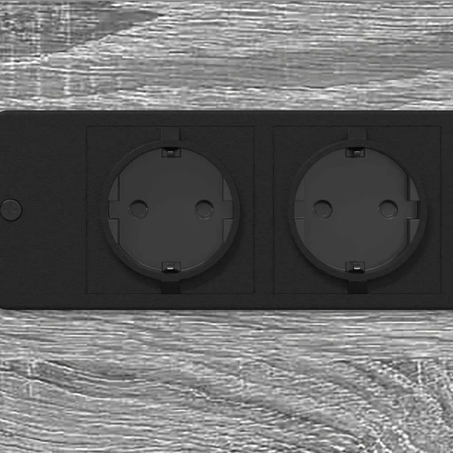 Cabinet de chevet avec tiroir Sonoma gris 41.5 x 26 x 60.5 cm - 8