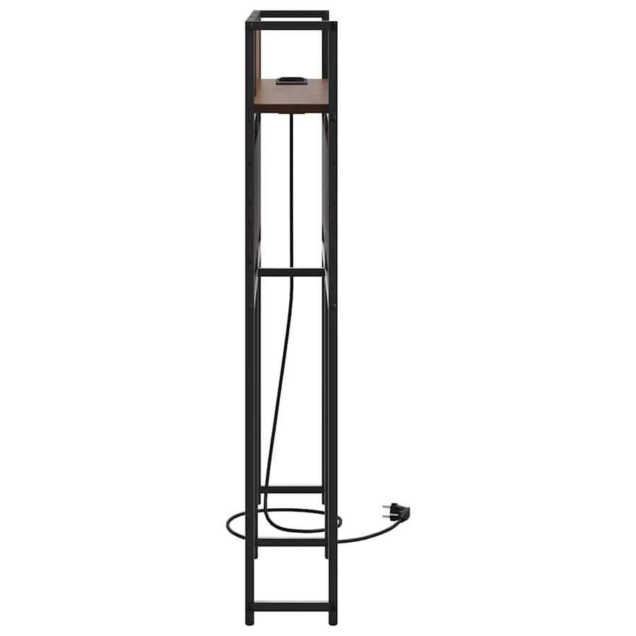 Tête de lit de rangement Chêne marron Bois d'ingénierie - 6