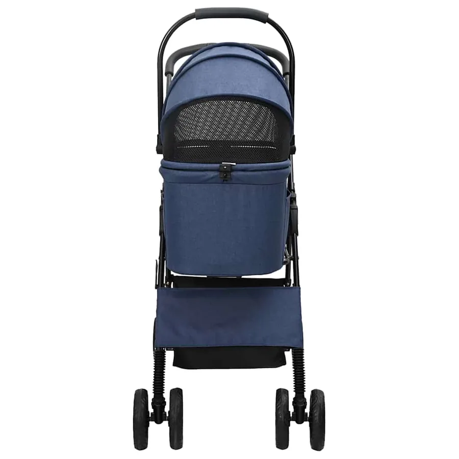 Poussette Pliante pour Animaux Bleu 81 x 47 x 99 cm Polyester - 6