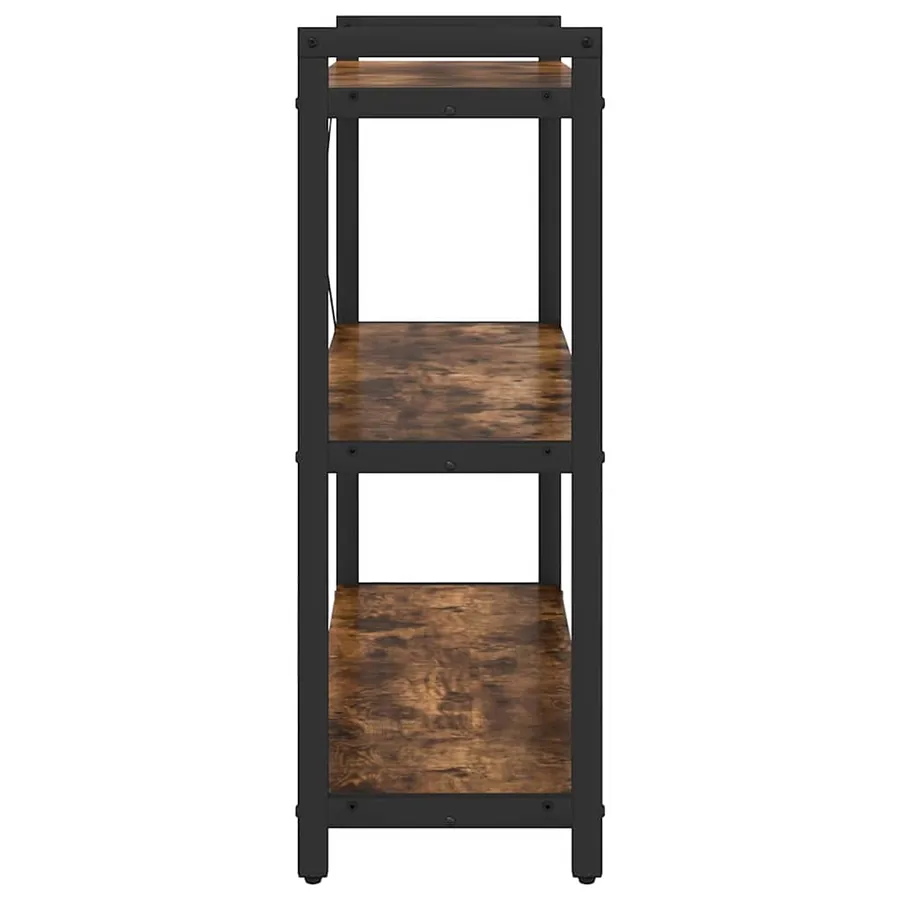 Étagère Chêne fumé 80 x 30 x 85 cm Bois d'ingénierie - 6