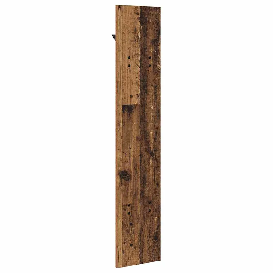 Porte-manteau mural Montage mural Bois ancien 20 x 1,5 x 100 cm - 7