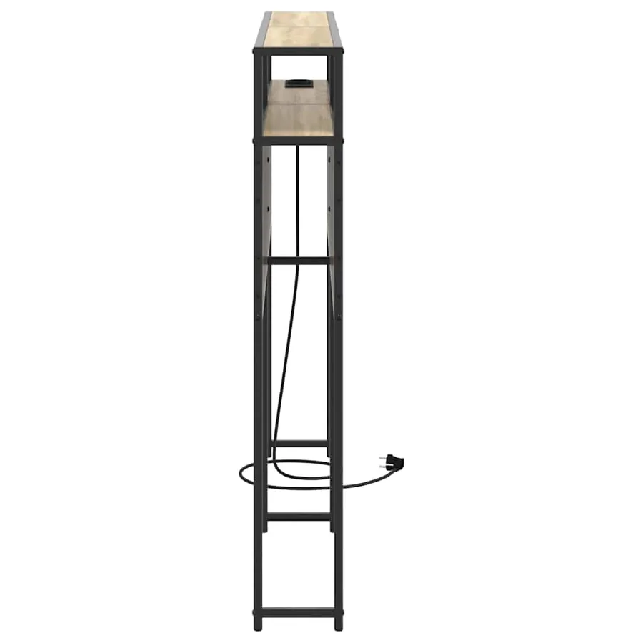 Tête de lit de rangement Chêne sonoma Bois d'ingénierie - 6